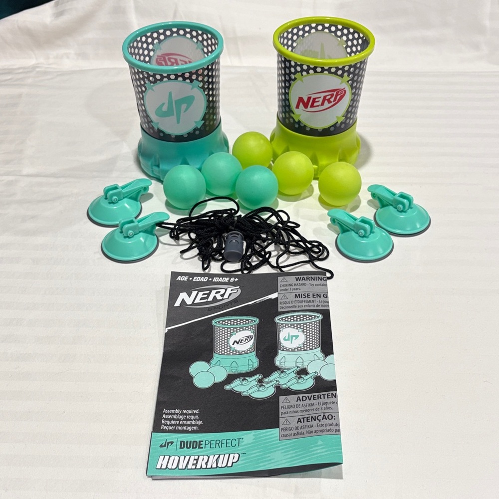 ❌SOLD❌Dude Perfect Nerf HoverKup Game Complete Set
